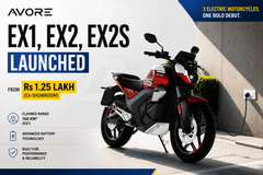 Avore Debuts With EX1, EX2 And EX2S Electric Motorcycles